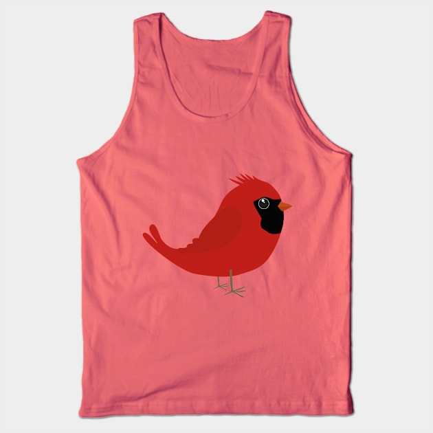 Cute northern cardinal Tank Top by Bwiselizzy